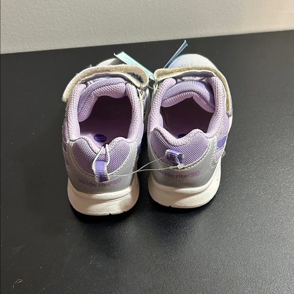 Stride Rite Metallic Silver and Lavender Sneakers - Picture 4 of 6